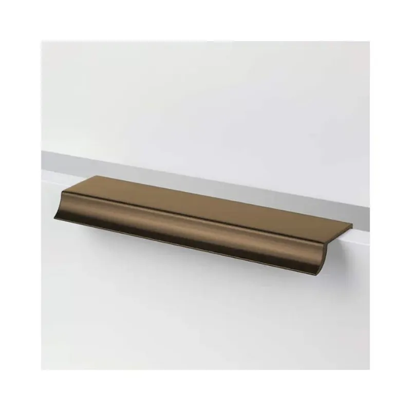 Betaalbaar Profilo maniglia MB09169A Confalonieri per mobile e armadi, dimensione 3000x15x47 mm, Alluminio finitura Bronzo Verniciato