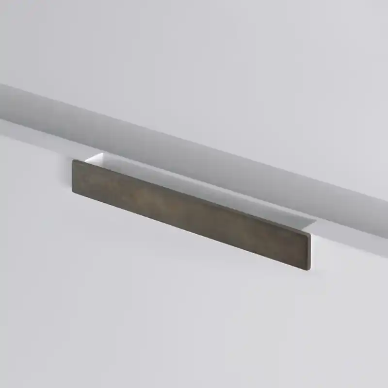 Voordeelprijs Maniglia incasso MB09152 Confalonieri per mobile, dimensione foro 143,5x13,5x14 mm, esterno 156x20x14 mm, interasse 96 mm, Zama finitura Antracite Satinato