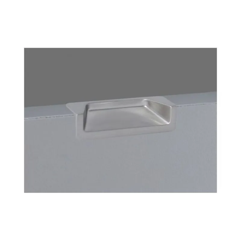 Maniglia incasso MB09134B Confalonieri per mobile, dimensione foro 64x16,5x17,5 mm, esterno 70,5x16,5x17,5 mm, Zama finitura Argento 7 Shop Nu
