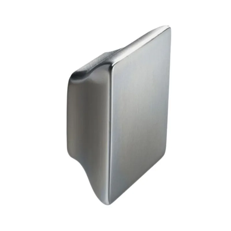 Maniglia MB09106B Confalonieri per mobile, interasse 12 mm, dimensione 32x32x17 mm, Zama finitura Nichel Satinato Gecertificeerd