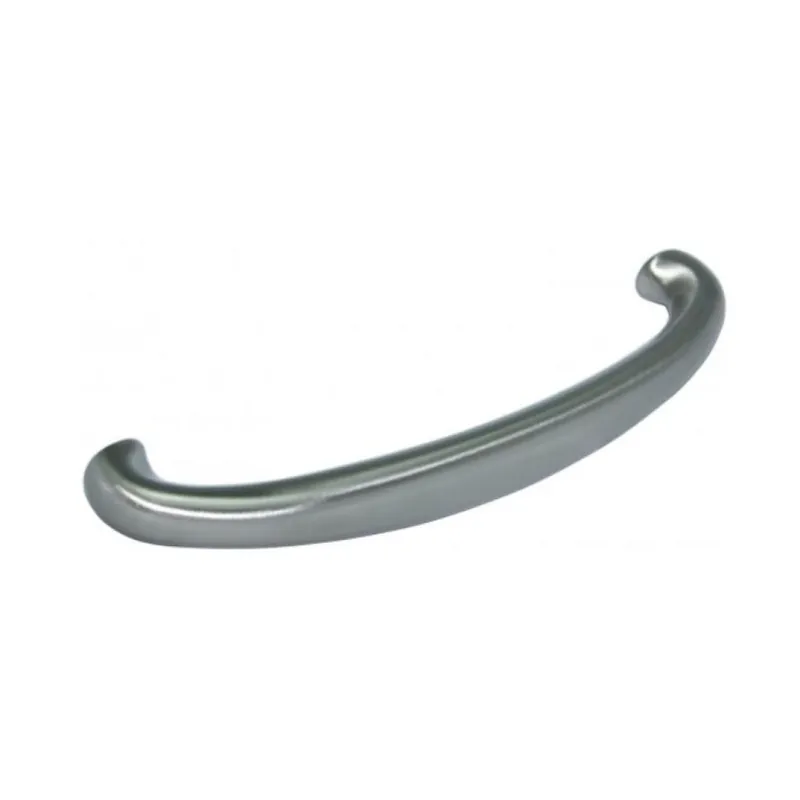 Maniglia MB00946B Confalonieri per mobile, interasse 128 mm, dimensione 140x15 mm, Zama finitura Nichel Satinato Fabrieksprijs