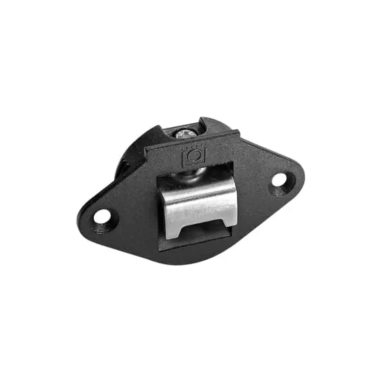 Finale Uitverkoop Aggancio regolabile per pensili Confalonieri, larghezza 57 mm, altezza 38 mm, in acciaio e nylon color Nero