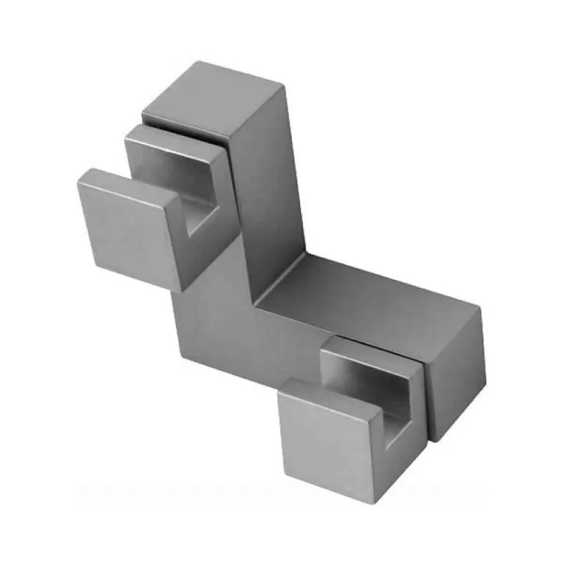 Direct Beschikbaar Ganci PA00284 Confalonieri per appenderia e portabiti, dimensione 60x60x40 mm, Zama finitura Argento 7
