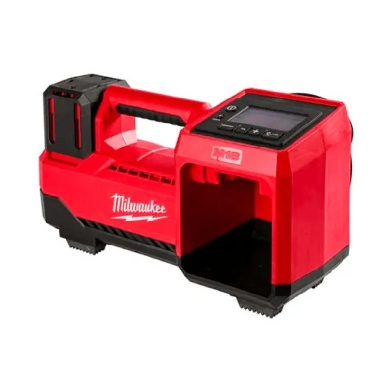 Gereduceerde Prijs Compressore M18 BI-0 Milwaukee per pneumatici, senza batteria, capacità 10,3 bar, lunghezza tubo 920 mm