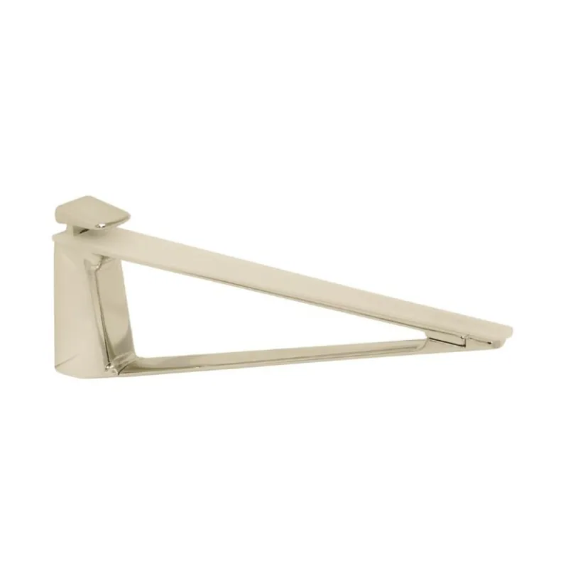Weekendaanbieding Reggimensola Ms01432 Confalonieri per piani in vetro e legno, spessore 4-45 mm, dimensione 180x106x18 mm, Zama finitura Nichel Satinato Lucido