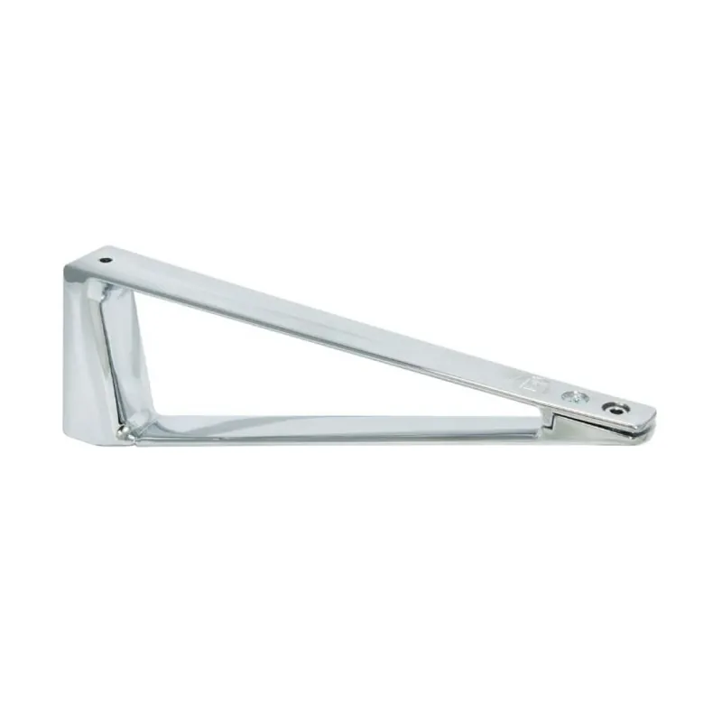 Favoriet Reggimensola Ms01431 Confalonieri per piani in legno, dimensione 230x71x27 mm, Zama finitura Cromo Lucido