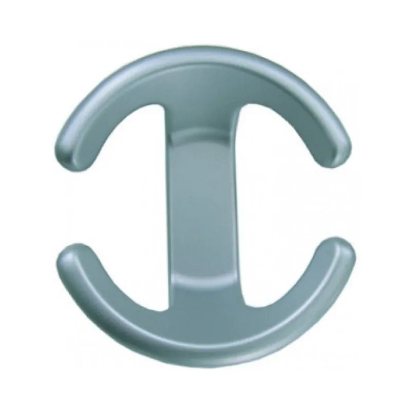 Koop Vandaag Portabito PA00274 Confalonieri per appenderia, dimensione 102x110x50 mm, Zama finitura Argento 7