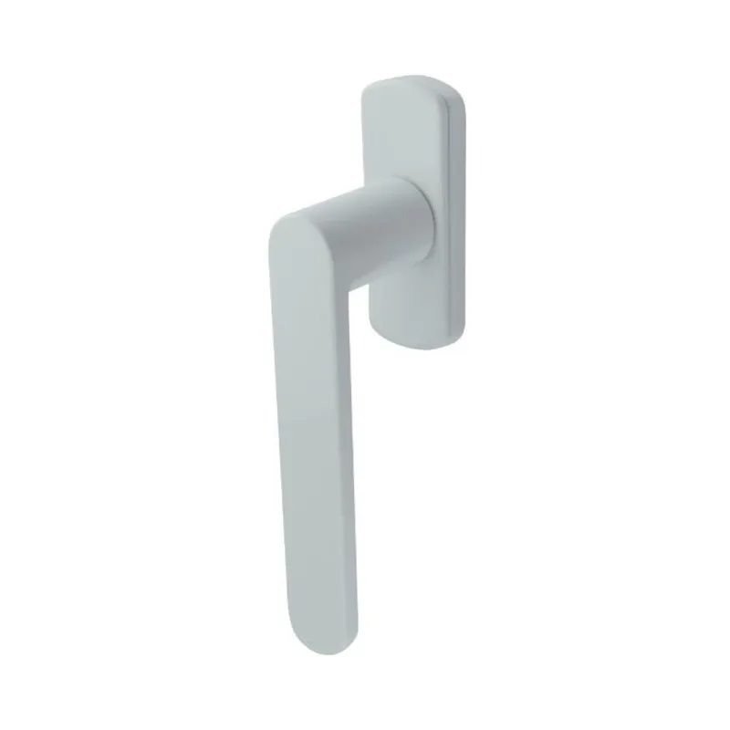 Maniglia martellina Dk Venere per serramento, lunghezza quadro 7x40 mm, Zama finitura Bianco Opaco Express Levering