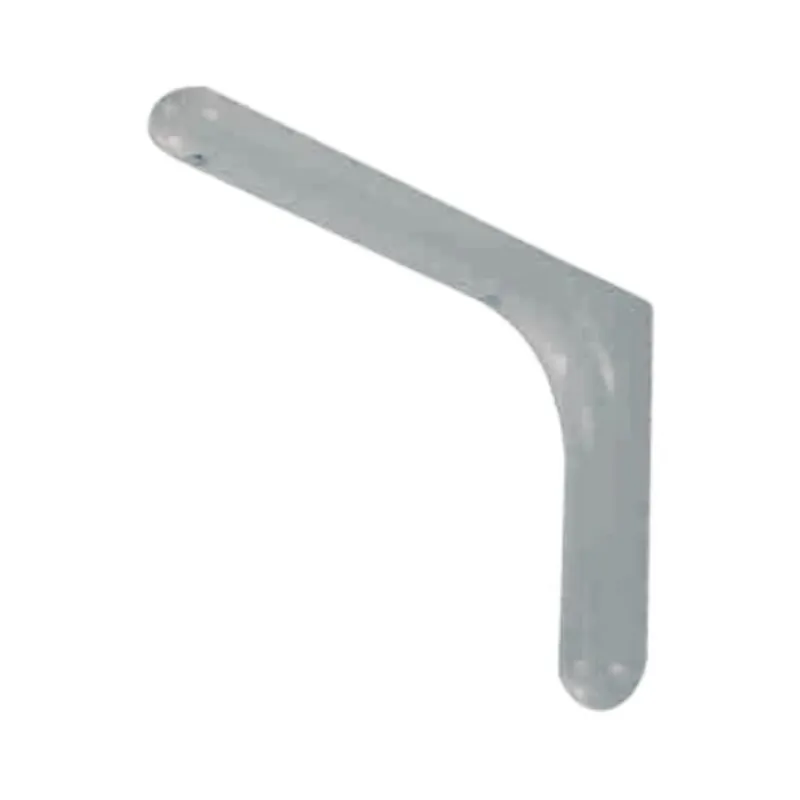 Laatste Versie Reggimensola Bacone Ms01300 Confalonieri per piani in legno, dimensione 232x159x36 mm, Zama finitura Argento Verniciato