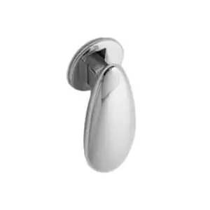 Pomolo a ciondolo per mobili Confalonieri, larghezza 15 mm, altezza 37 mm, in metallo pressofuso e finitura Argento Laatste Kans