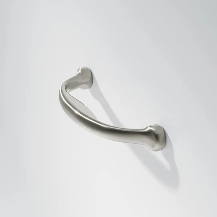 Shop Nu Maniglia per mobili Confalonieri, interesse 64 mm, lunghezza 10 mm, in metallo pressofuso e finitura in Cromo Lucido