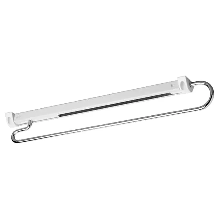 Portabiti estraibile Confalonieri MA01003 per mobile armadio, lunghezza 295 mm, Acciaio finitura Nero/Cromo Lucido Beperkt Aanbod