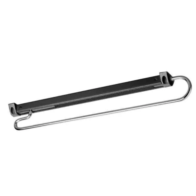 Portabiti estraibile Confalonieri MA01003 per mobile armadio, lunghezza 445 mm, Acciaio finitura Nero Opaco/Cromo Lucido Laatste Versie
