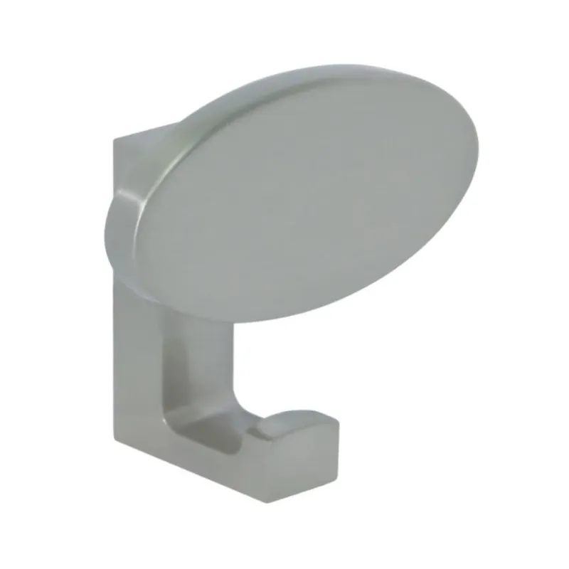 Favoriet Portabito PA00272 Confalonieri per appenderia, dimensione 36x62,5x31,2 mm, Zama finitura Argento Verniciato