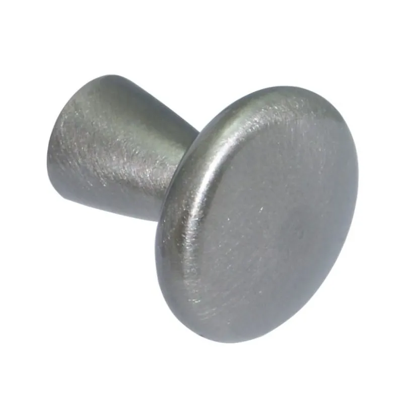 Gratis Retour Pomolo MB00939B Confalonieri per mobile, diametro 19 mm, sporgenza 24 mm, Ottone finitura Nichel Satinato