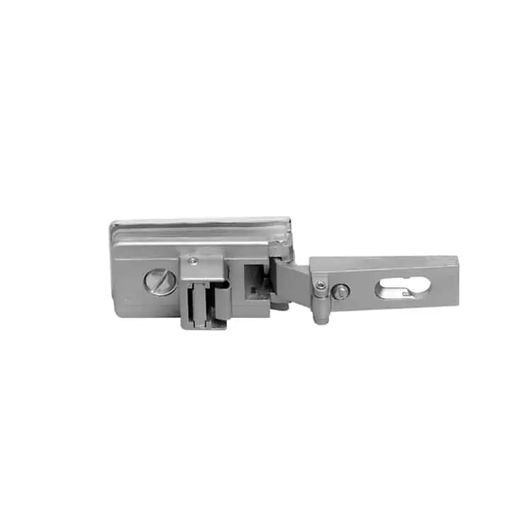 Dagaanbieding Cerniera per cristallo con molla di ritegno Confalonieri, lunghezza 31 mm, larghezza 59 mm, spessore 4,5 mm, in metallo pressofuso Dorato