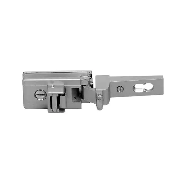 Cerniera CF01024 Confalonieri per cristallo, dimensioni 31x62 mm, finitura Bronzo Premium