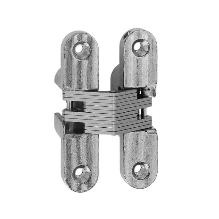 Direct Beschikbaar Cerniera a scomparsa 829 Ceam, per porta 15-25 Kg, dimensioni 69,8x15,9 mm, finitura Nichelato