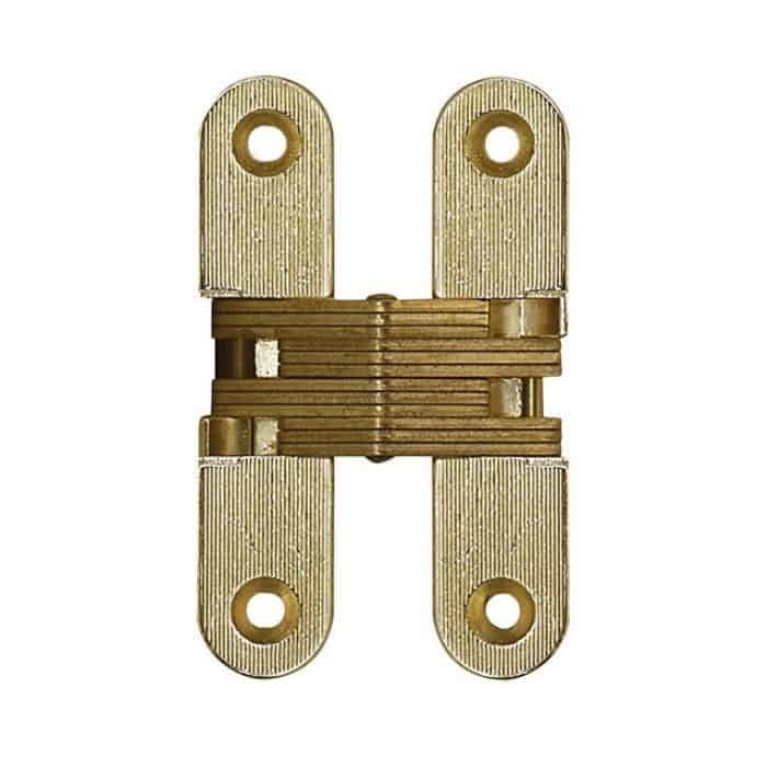 Cerniera a scomparsa 829 Ceam, per porta 15-25 Kg, dimensioni 69,8x15,9 mm, finitura Ottonato Aanbieding