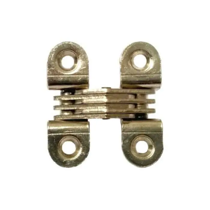Cerniera a scomparsa 504 Ceam, per mobile, dimensioni 39,3x13 mm, finitura Ottonato Koop Vandaag