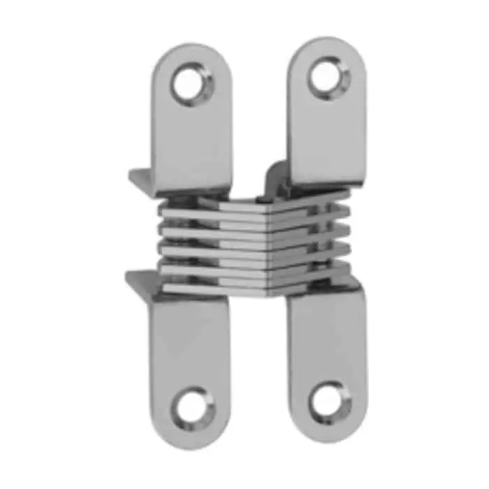 Cerniera a scomparsa 502 Ceam, per mobile, dimensioni 64,8x13 mm, finitura Nichelato Meest Verkocht