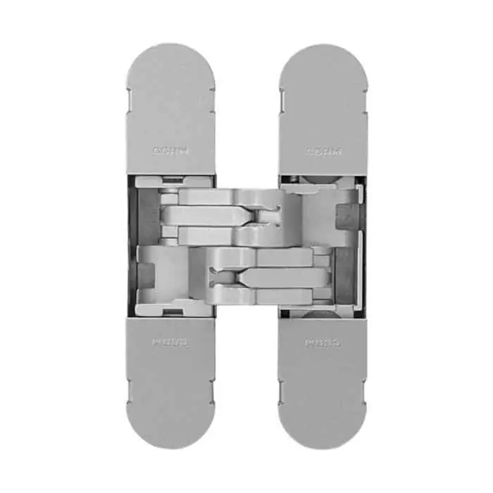 Cerniera a scomparsa STARS 1129 Ceam, per porta 25-44 Kg, regolabile 3D, dimensioni 100x22 mm, finitura Argento Hete Deal