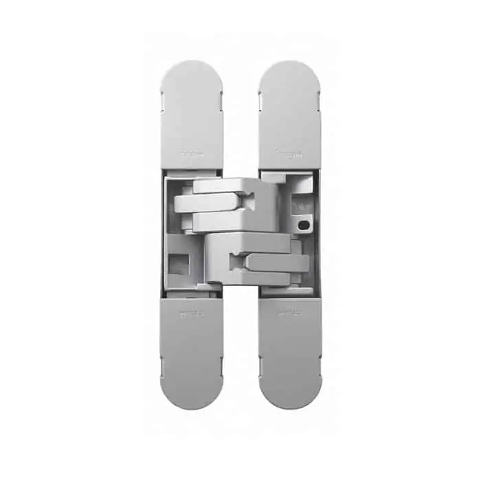 Op = Op Cerniera 3D a scomparsa CEAM Stars 1130S, regolabile, per porta da 40 a 70 Kg, finitura Argento