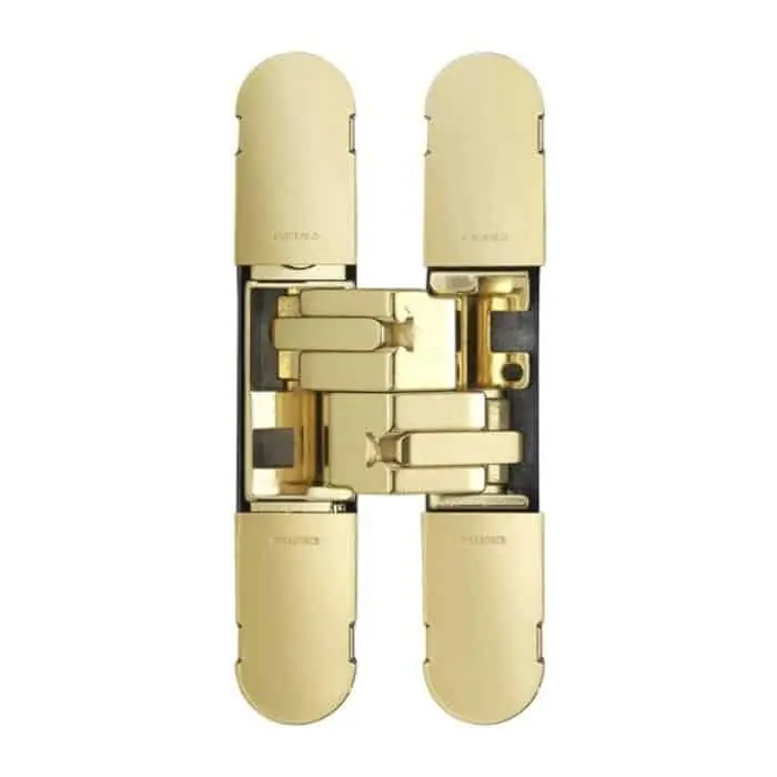 Must-Have Cerniera a scomparsa STARS 1130 Ceam, per porta 40-70 Kg, regolabile 3D, dimensioni 134x24 mm, finitura Ottone
