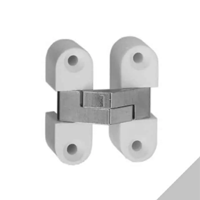 Cerniera a scomparsa 2025 Ceam, per mobile, dimensioni 33x10,8 mm, finitura Argento Meest Verkocht