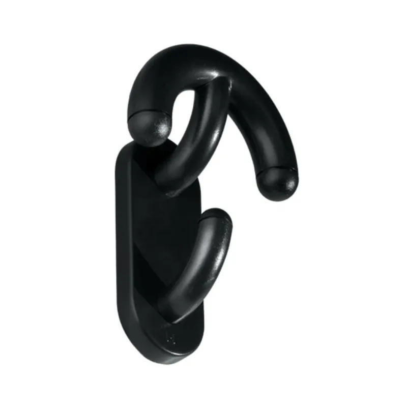 Merkproduct Portabito CC00301 Confalonieri per appenderia, dimensione 98x135x52 mm, Plastica finitura Nera