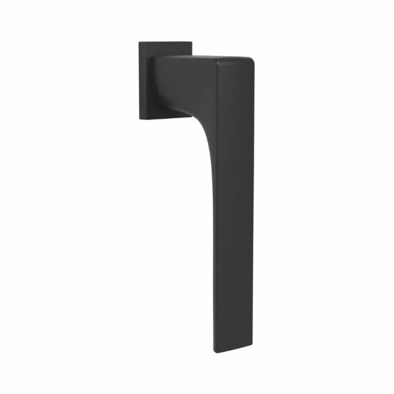 Maniglia DKZERO Robocinque S ID 72 DK0/SM Colombo Design, per finestra, rosetta minimal 33x25 mm, finitura Neromat Beperkt Aanbod