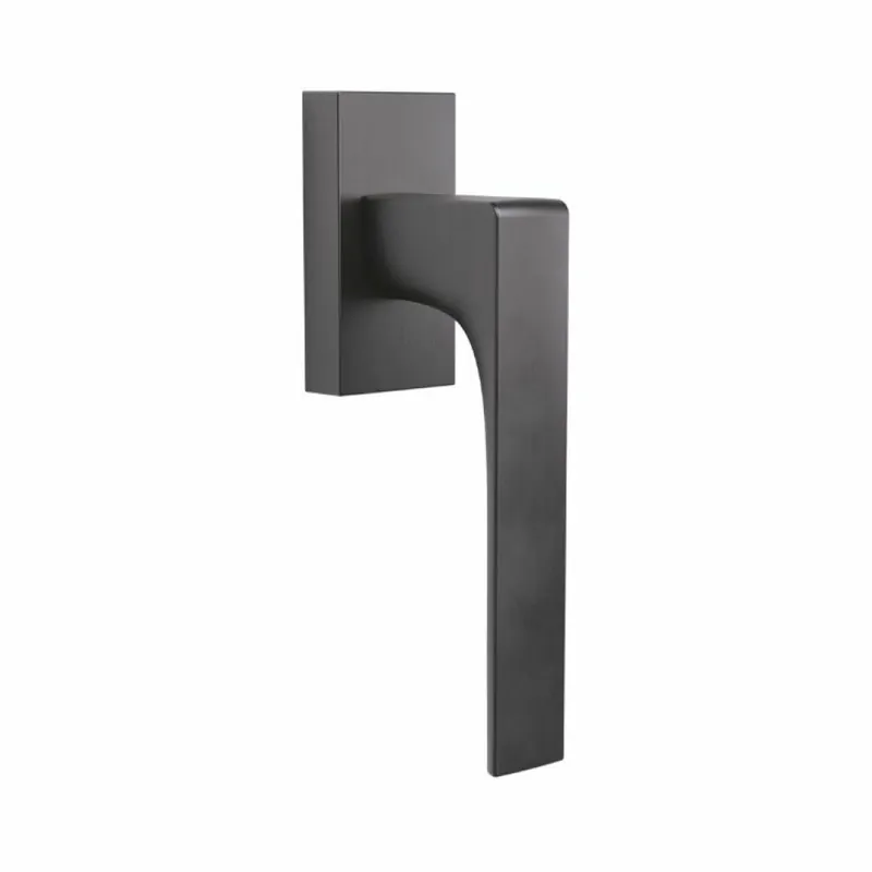 Maniglia DK Robocinque S ID 72 SM Colombo Design per finestra, rosetta rettangolare 66x32 mm, finitura Grafite Mat Bestel Nu