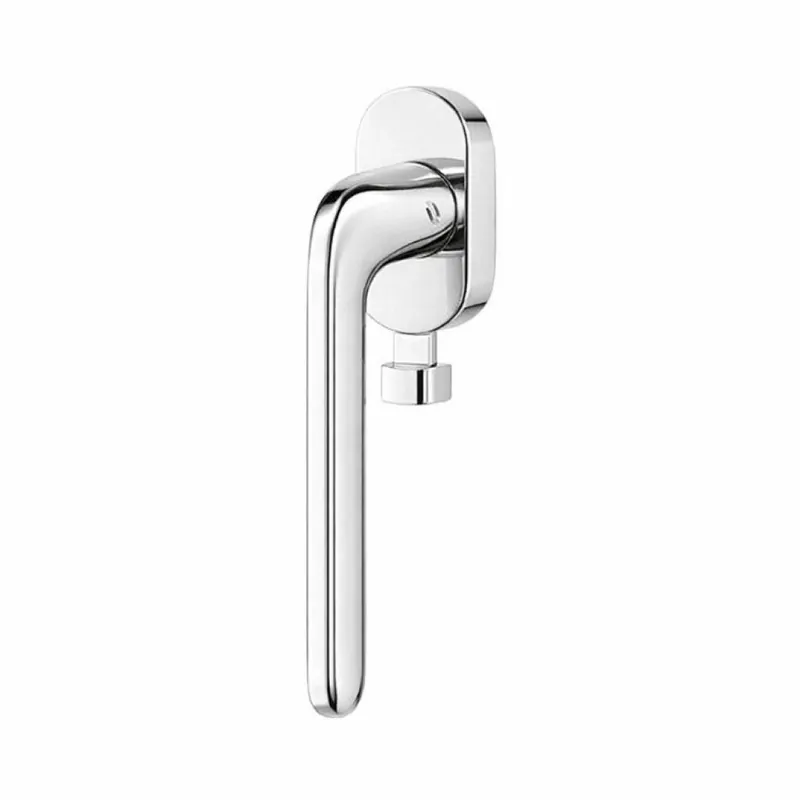 Maniglia DK Roboquattro ID 42 DKZ Colombo Design, per finestra, pulsante di sicurezza, rosetta ovale 32,6 mm, finitura Cromo Speciale Aanbieding