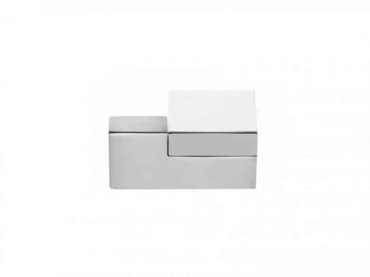 Pomolo per mobile Formae F 501 Sinistro Cromo Satinato / Cromo Lucido Gecertificeerd