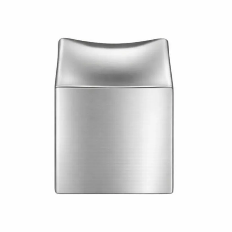 Pomolino quadrato PB 09 Q Colombo Design per limitatore apertura e cilindro, cava interna, quadro 8 mm, finitura Cromat Must-Have