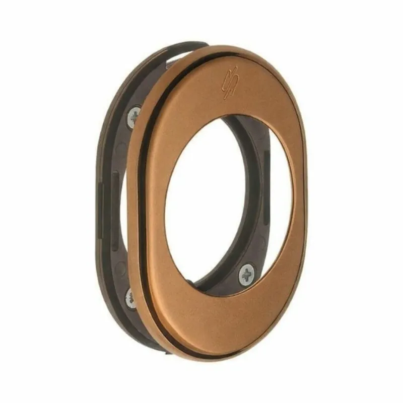 Mostrina ovale PB 01 Colombo Design, per porta blindata, dimensioni 82x62 mm, finitura Bronzo Beste Prijs