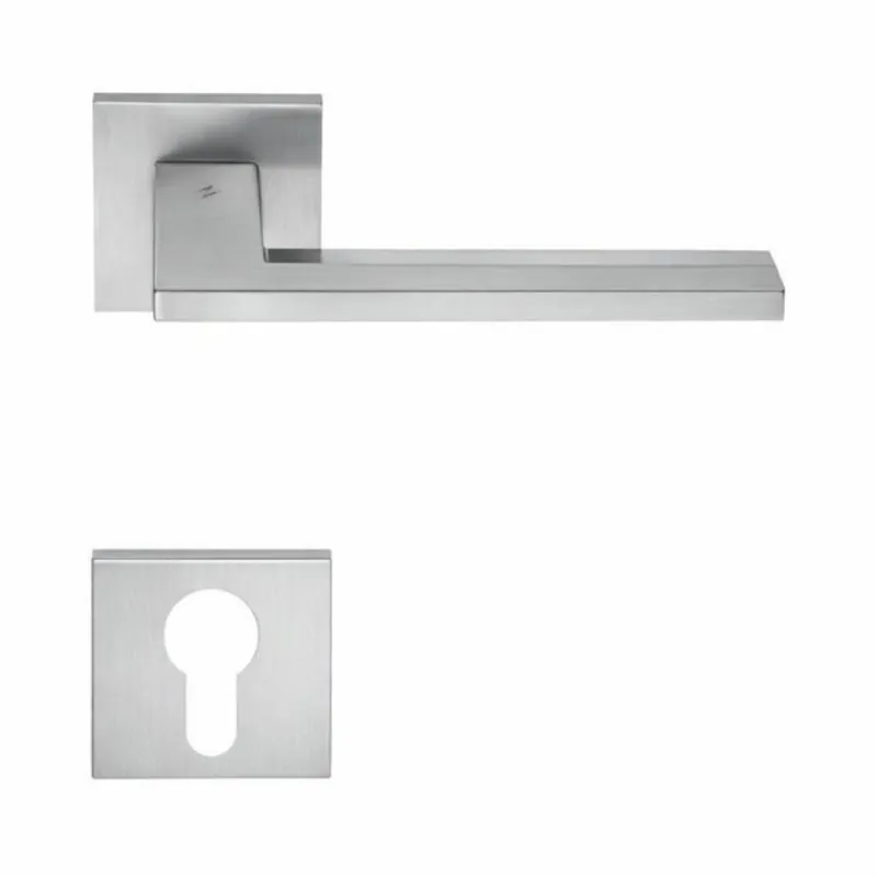 Bestseller Maniglia Electra MS 11 RY Colombo Design per porta, foro Yale, rosetta quadrata 50 mm, finitura Cromat