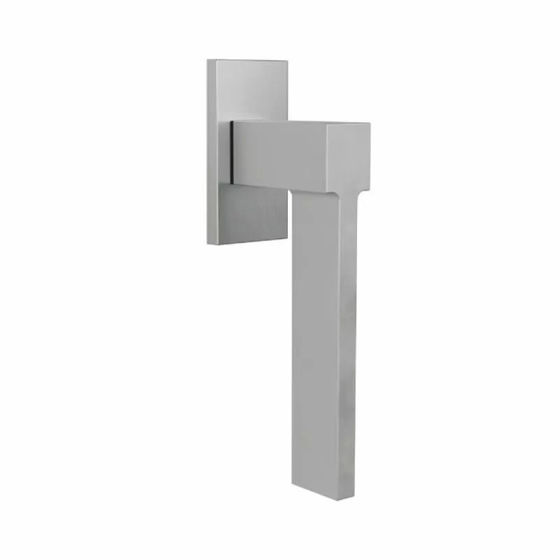 Maniglia DK Zelda MM 12 F/SM Colombo Design per finestra, rosetta bassa rettangolare 66x32 mm, finitura Cromat Populair