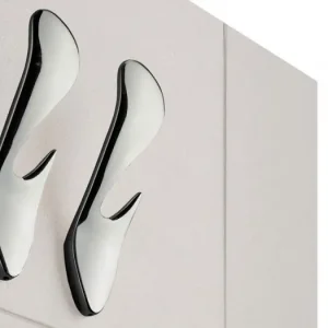 Direct Beschikbaar Appendiabiti a parete Colombo Design serie Khala 160x45x50 mm Cromo
