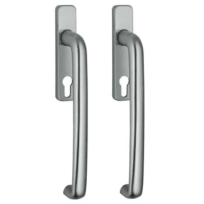 Maniglione doppio ID 213 Y Colombo Design, per alzante scorrevole finestra, foro Yale, finitura Cromat Direct Beschikbaar