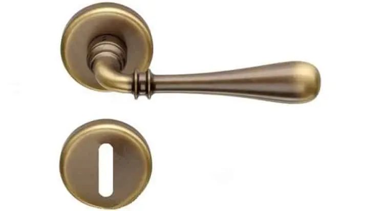 Maniglia per porta, Colombo Design serie Ida, con rosetta foro Normale, finitura Bronzo Lage Prijs