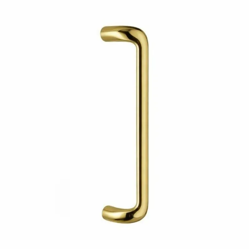 Maniglione ID46/B Roboquattro Colombo Design per serramento, interasse 250 mm, lunghezza 280 mm, diametro 30 mm, Ottone finitura Zirconium Gold HPS Gecertificeerd