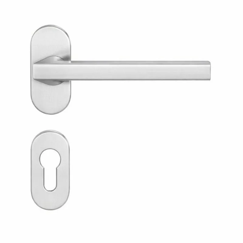 Maniglia per porte Gira Colombo Design, rosetta stretta, foro yale, finitura cromat Direct Beschikbaar