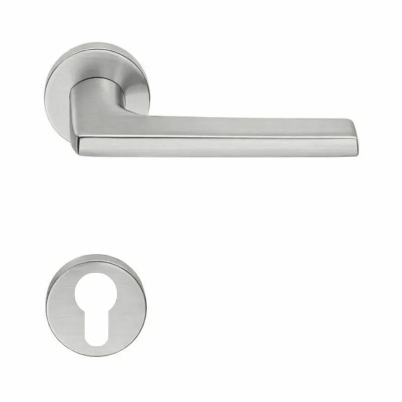 Maniglia per porta Colombo Design serie Gira, con rosetta foro Yale, finitura Zirconium Goedkoop