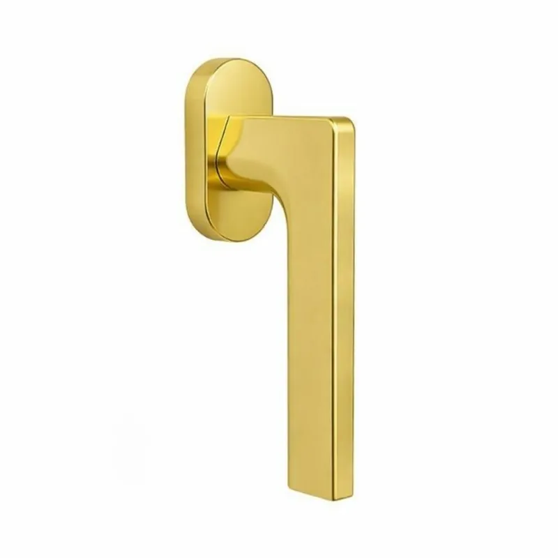 Maniglia DK per finestre, Colombo Design serie Gira, finitura Oroplus Snelle Levering
