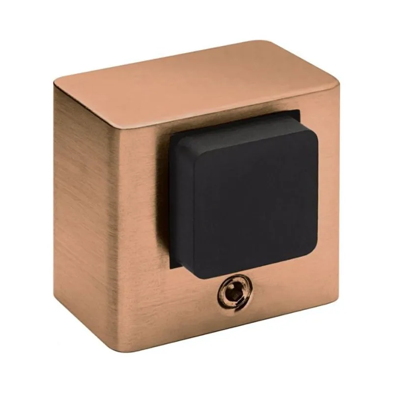 Nu Kopen Fermaporta LC112 Colombo Design a pavimento per interni, dimensione 37x35x31 mm, gommino nero, Zama finitura Vintage Matt