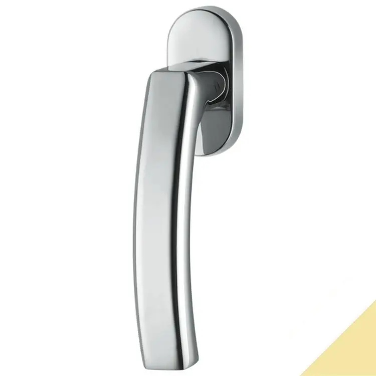 Maniglia DK Olly LC 62 SM Colombo Design per finestra, rosetta rettangolare 66x32 mm, finitura Oroplus Gereduceerde Prijs