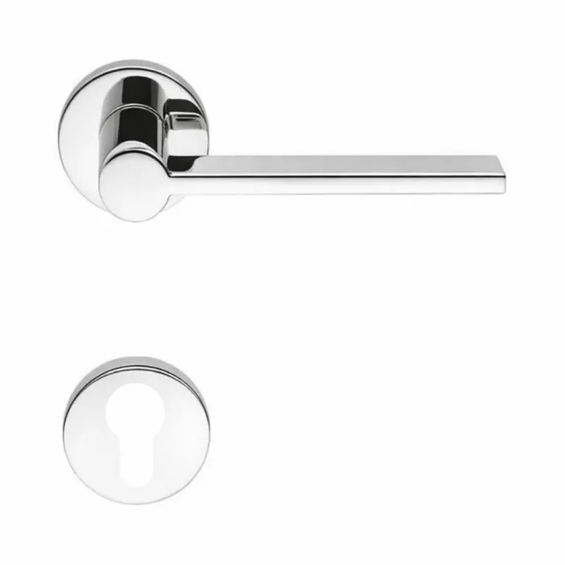 Actieprijs Maniglia Tool MD 11 RY Colombo Design per porta, foro Yale, rosetta tonda diametro 50 mm, finitura Cromo