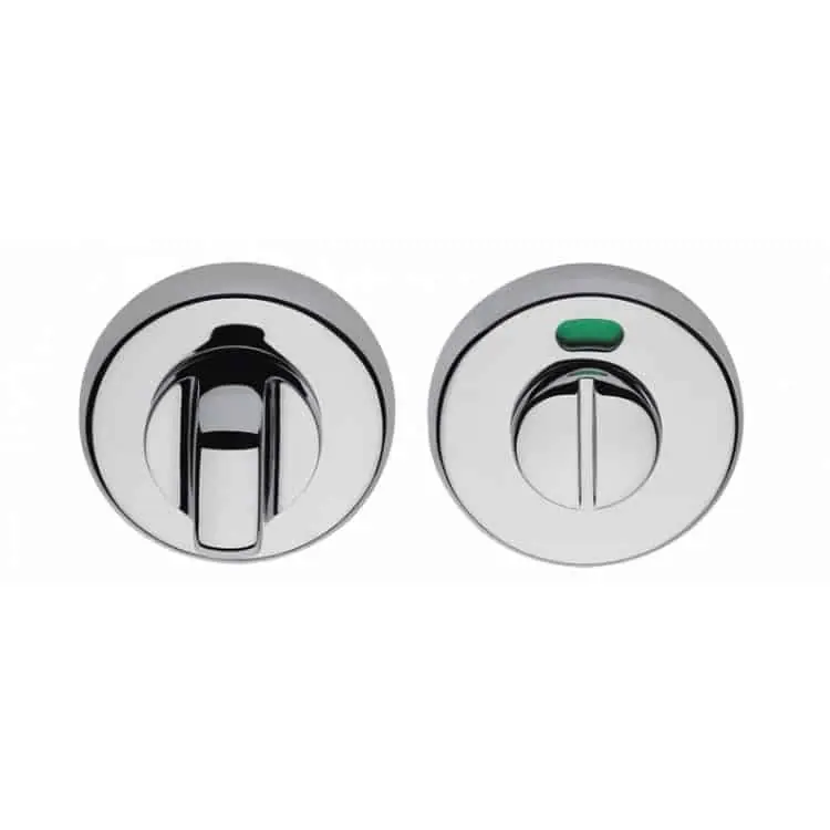 Superprijs Nottolino tondo CD49-BZGH con segnalatore Colombo Design per porta, finitura Cromo