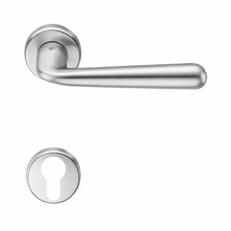 Tijdelijk Beschikbaar Maniglia Robodue CD 51 RY Colombo Design per porta, foro Yale, rosetta tonda diametro 50 mm, finitura Cromat